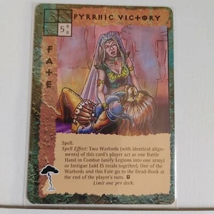 Blood Wars CCG (Chase) "Victoria Pírrica" Poderes y Proxies Raro Casi Nuevo/Como Nuevo - Imagen 1 de 1