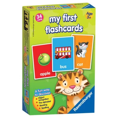 Ravnesburger My First Flash Card Game Alphabet Reading Spelling Activity Ages 3+ - Image 1 of 4