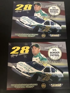 Kenny Wallace autographed 8.5"x11" poster #23 US Border Patrol Nascar racing - Picture 1 of 2