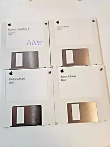 1992 Apple Mac Macintosh StyleWriter/ II Install Printer Software Floppy Disks - Picture 1 of 5