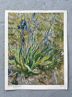 Vintage Vincent Van Gogh Iris Laminated Poster - Изображение 1 из 4