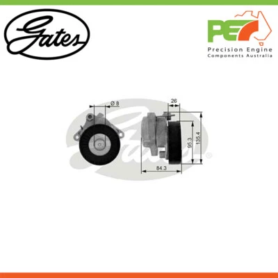 Tensor de correa automático GATES para Mercedes-Benz Clase E E 55 AMG Kompressor (W2 Foto 1 de 4