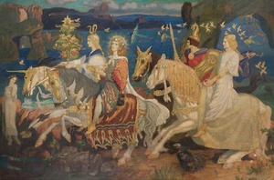 John Duncan : "The Riders of the Sidhe" (1911) — Giclee Fine Art Print - Picture 1 of 7