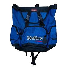 KICKERS rucksack Backpack Bag Vintage 90s Blue Retro