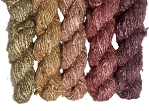 100g Wundertüte Naturerde Mix3 Farbtöne Recycelte Banane Seide Garn - Bild 1 von 2