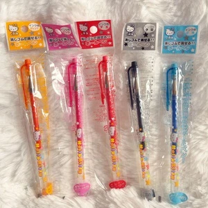 Rare Hello Kitty Erasable Ballpoint Pen Set Heisei Retro Sanrio - Picture 1 of 8