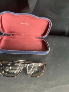Gucci Polarized Brown Square Men's Sunglasses GG0381S 007 57 GG0381S 007 57 - Picture 1 of 5