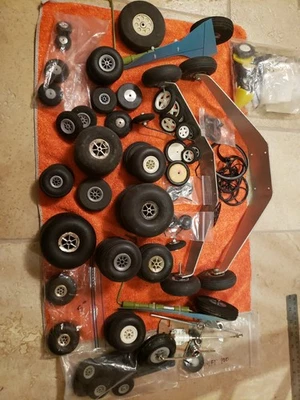 Du-Bro Tires - Big Lot Of 15+ Pairs Of Wheels - RC Airplane Struts Wheels - Image 1 of 4