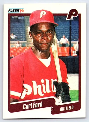 1990 Fleer #557 Curt Ford Philadelphia Phillies - Image 1 of 2