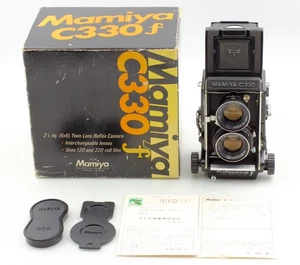 Cámara fotográfica Pro F [casi como nueva] Mamiya C330 TLR 80 mm f2,8 lente de punto azul de Japón - Imagen 1 de 18