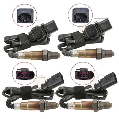 4X Up+Down Oxygen Sensor For 07-2010 Audi Q7 07-2017 Volkswagen Touareg 3.6L V6 Foto 1 de 4