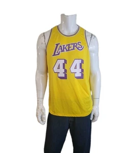 Camiseta deportiva de baloncesto dorada Jerry West de Los Angeles Lakers de la SGA noche de apertura 2024 nueva - Imagen 1 de 6