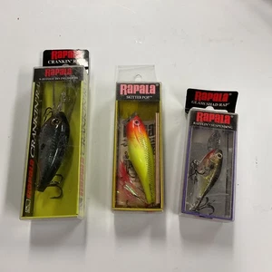 3 Diff Rapala Lure’s ( 1 Lot 1 Price) - Picture 1 of 6