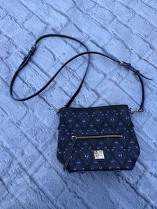 DOONEY & BOURKE HAUNTED MANSION Wallpaper Disney Cross Body Purse Bag MINT! - Picture 1 of 11