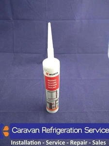 Sellador de caravana Wurth silicona cura neutra - negro - Imagen 1 de 3