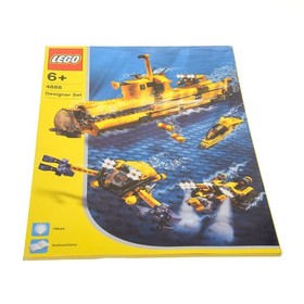 1x Lego Building Instructions A4 Book Designer Set Odyssey in the Ocean Submarine 4888