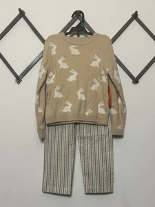 New Wonder Nation Easter Church Crewneck And Pants Set 2-Piece Size 5T - Picture 1 of 5