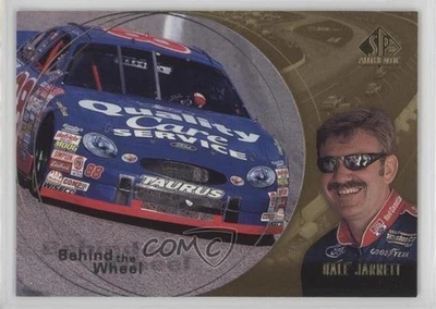 1998 SP Authentic Behind the Wheel Gold Dale Jarrett #BW2 HOF - Image 1 of 2
