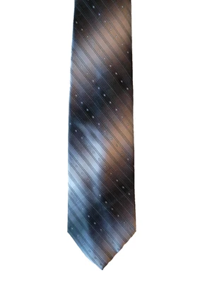 Gravata masculina Oleg Cassini feita de tecido alemão na Alemanha padrão cinza - Imagem 1 de 4