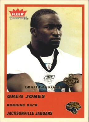 2004 Fleer Tradition Draft Day #345 Greg Jones Card /375   - Image 1 of 2
