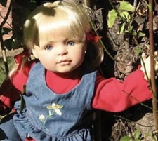 Rare 2007 Limited Edition 22” Realistic Annika Gotz Artist Doll By Bettine Klemm