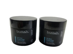 * 2 Pack * Buttah Skin Oil-Free Hyaluronic Gel Cream 2 oz ***** EXP 7/25 ***** - Picture 1 of 5