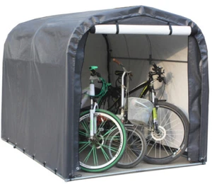 Mobile shelter as bicycle garage or equipment shed, large