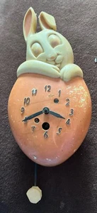 ALTE Vintage Lux Honighase Neuheit Pendel Wanduhr - Bild 1 von 2