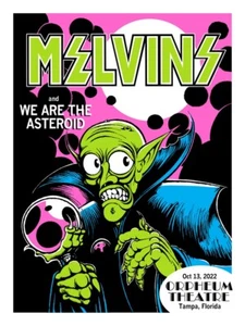 MELVINS Tampa 2022 silkscreened poster by Mike Pender - Picture 1 of 1