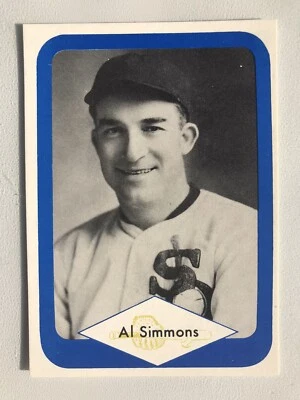 1975 Sheraton Great Plains Greats AL SIMMONS #8 HOF Chicago White Sox - Image 1 of 2