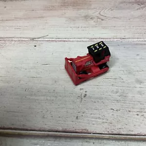 Bulldozer Vintage Micro Machines Costruzione 1987 ROSSO - Foto 1 di 4