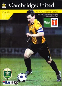 2011/12 CAMBRIDGE UNITED V AFC TELFORD UNITED 14-01-2012 FA CARLSBERG TROPHY 2ND - Picture 1 of 1