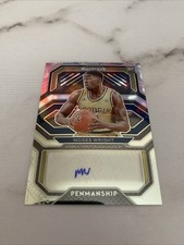 2021 Panini Prizm Draft Picks Moses Wright Penmanship Auto Georgia Tech CP-MWR