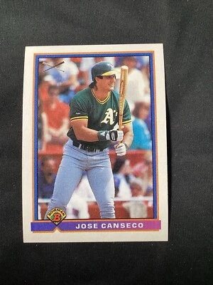 1991 Bowman - #372 Jose Canseco Silver Slugger Gold Stamp NM - Image 1 of 4