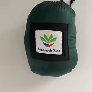 Hammock Bliss No See Um No more Green & Black Maximum Weight 350 lbs - Picture 1 of 6