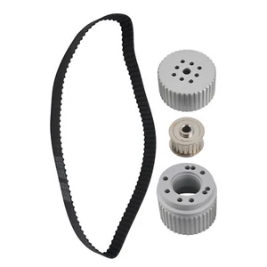Billet Aluminum Gilmer Belt Drive Pulley Set For Small Block Chevy 305 350 LWP - Picture 1 of 11