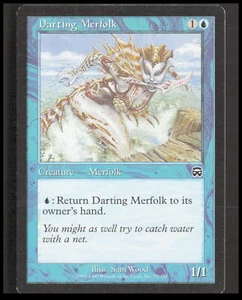 Tarjeta de 72 máscaras mercadianas comunes MTG Darting Merfolk CB-1-3-A-48 - Imagen 1 de 7