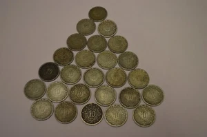26 1936-1946 MEXICO 10C ESTADOS UNIDOS 10 CENTAVOS - Picture 1 of 4