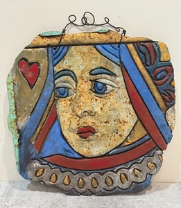 Jeanne Dana Papier und Stein Studio "Queen" Skulptur - Bild 1 von 7