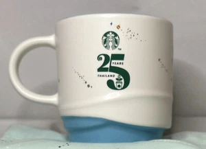Taza Starbucks Tailandia Exclusiva 2023 25 Aniversario Onda Azul 12oz - Imagen 1 de 3