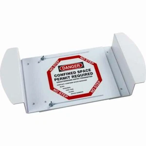 Danger Confined Space Manhole Sign Brady 43748 *NEW* Adjustable Visual Warning - Picture 1 of 2