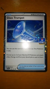 Pokemon Juego de Cartas Coleccionables Trompeta de Vidrio Gimnasio Sello Asia Exclusivo SCR 135/142 Holo Inglés - Imagen 1 de 1