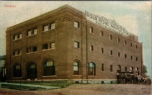 BELLEFONTAINE, OHIO - F. N. JOHNSON CO. FACTORY - GOLD BOND MAPLE SYRUP POSTCARD - Picture 1 of 2
