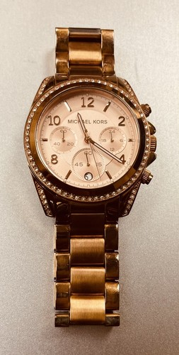 Michael Kors MK 5263 Orologio da polso per donna color oro rosa taglia XL