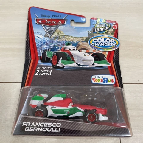 Disney Cars Francesco Bernoulli Color Changer Mini Car Mattel Authentic Cover