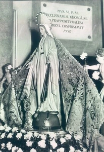 l395 cartolina nese effige madonna provincia di bergamo - Picture 1 of 2
