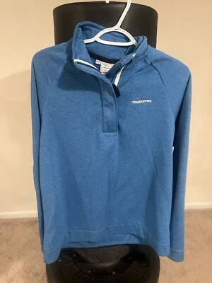 Craghoppers Pullover 1/4 zip blue Women’s sweatshirt size L - Image 1 of 4