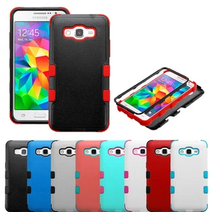 For Samsung Galaxy Grand Prime G530 Anti-Shock Case Dual Layer Hybrid Cover - Picture 1 of 139