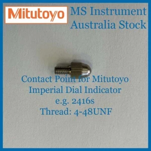 Contact Point 21BZB005 Stylus Anvil for Mitutoyo Imperial Dial Indicator - Picture 1 of 2