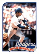 1989 Topps Traded TIFFANY #100T Willie Randolph LOS ANGELES DODGERS